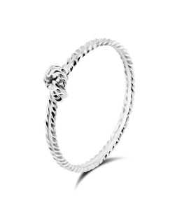 Twisted Knot Silver Ring NSR-467